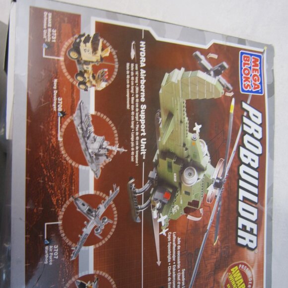 Mega Bloks Pro Builder #3735 Hydra Airborne Support Unit -NEW(Other: Box Damage) - Picture 8 of 14